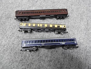 Nゲージ鉄道模型 3両セット レトロデザイン Amazon.co.jp: レトロ 鉄道模型 Nゲージ 3個セット 箱入り（5376